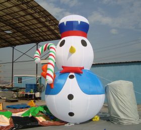 C1-167 عيد الميلاد نفخ رجل الثلج وعصا الحلوى