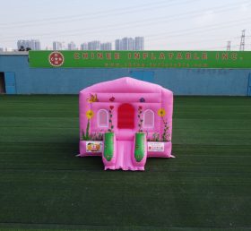 T2-1206 منزل قابل للنفخ القفز القلعة مع مجموعة قابلة للنفخ مع شريحة، مناسبة لحفلات الأطفال