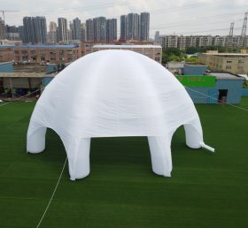 Tent1-403 خيمة العشب التجارية المخصصة خيمة العنكبوت بيضاء قابلة للنفخ
