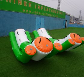 T10-123 ألعاب رياضية مائية للأطفال قابلة للنفخ مع عصا الروك المزدوجة