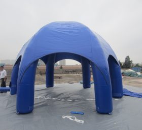 Tent1-307 قبة الإعلان الزرقاء خيمة قابلة للنفخ