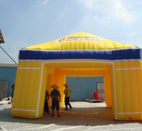 Tent1-392 خيمة صفراء قابلة للنفخ في الهواء الطلق