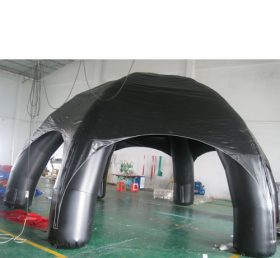 Tent1-321 قبة الإعلان الأسود خيمة قابلة للنفخ