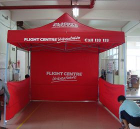 F1-17 خيمة مطوية حمراء تجارية