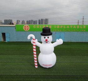 C1-154 عيد الميلاد نفخ رجل الثلج وعصا الحلوى