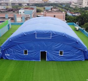 Tent1-700 خيمة قابلة للنفخ حفلة التخييم العملاقة في الهواء الطلق الحملة الإعلانية خيمة زرقاء كبيرة