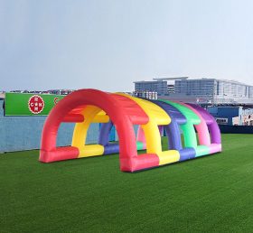 Tent1-4590 معارض ملونة قابلة للنفخ خيمة مقوسة
