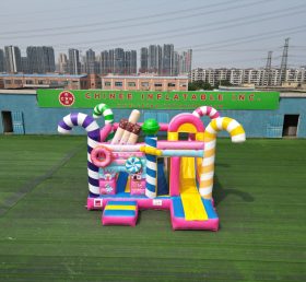 T2-8110 Candy World Theme Bouncy Castle